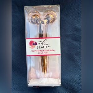 Plum Beauty Contouring Facial Roller - Rose Gold